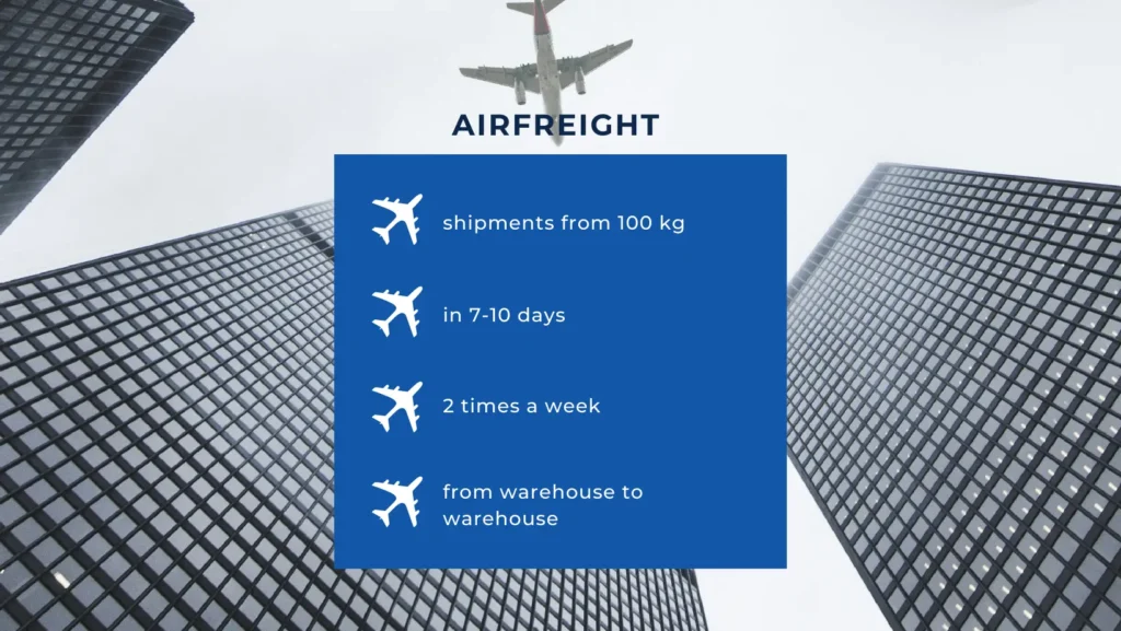 air freight from china to the usa