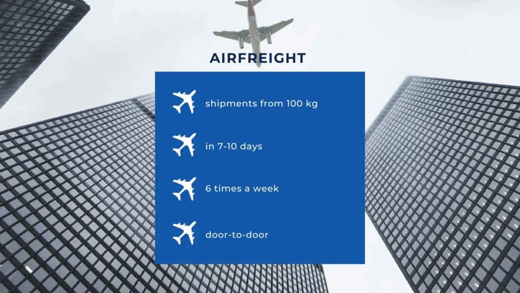 air freight korea usa