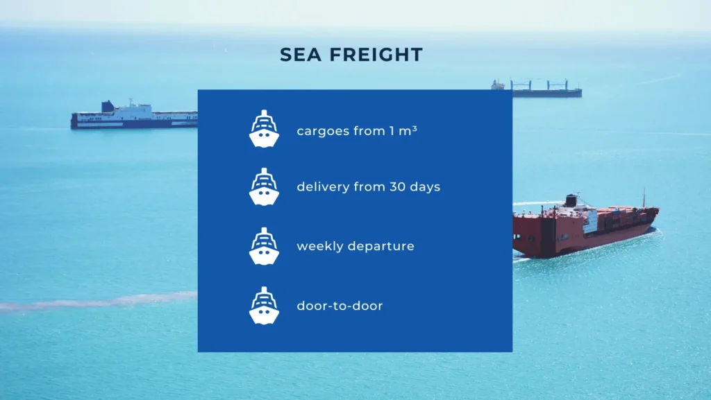 sea freight china canada