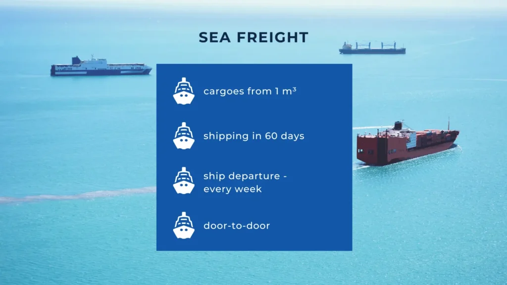 sea freight from germany to australia