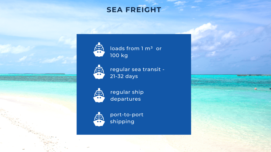 sea freight from Guangzhou to US