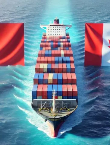 shipping from china to canada